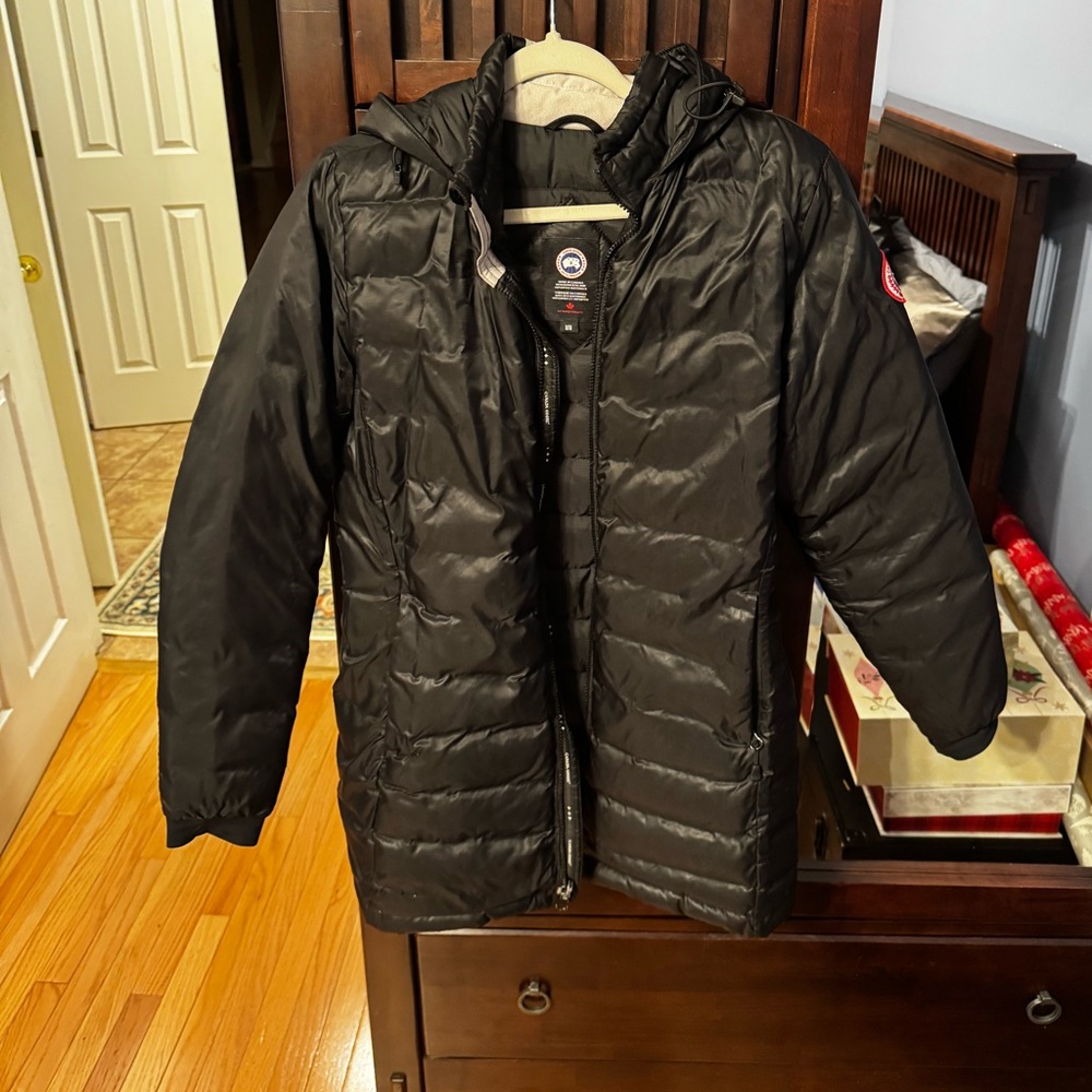 Canada Goose Black Camp Hooded Jacket